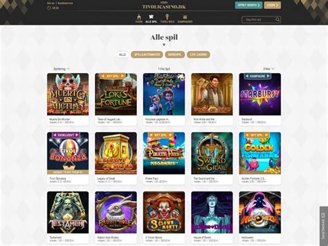 tivolicasino.dk - tivoli casino login